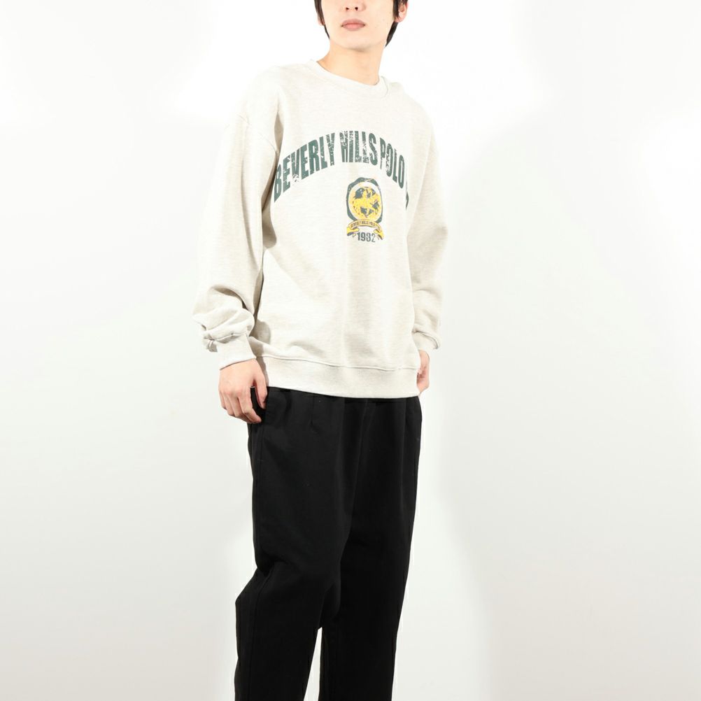BEVERLY HILLS POLO CLUB 裏毛ビッグトレーナー メンズ