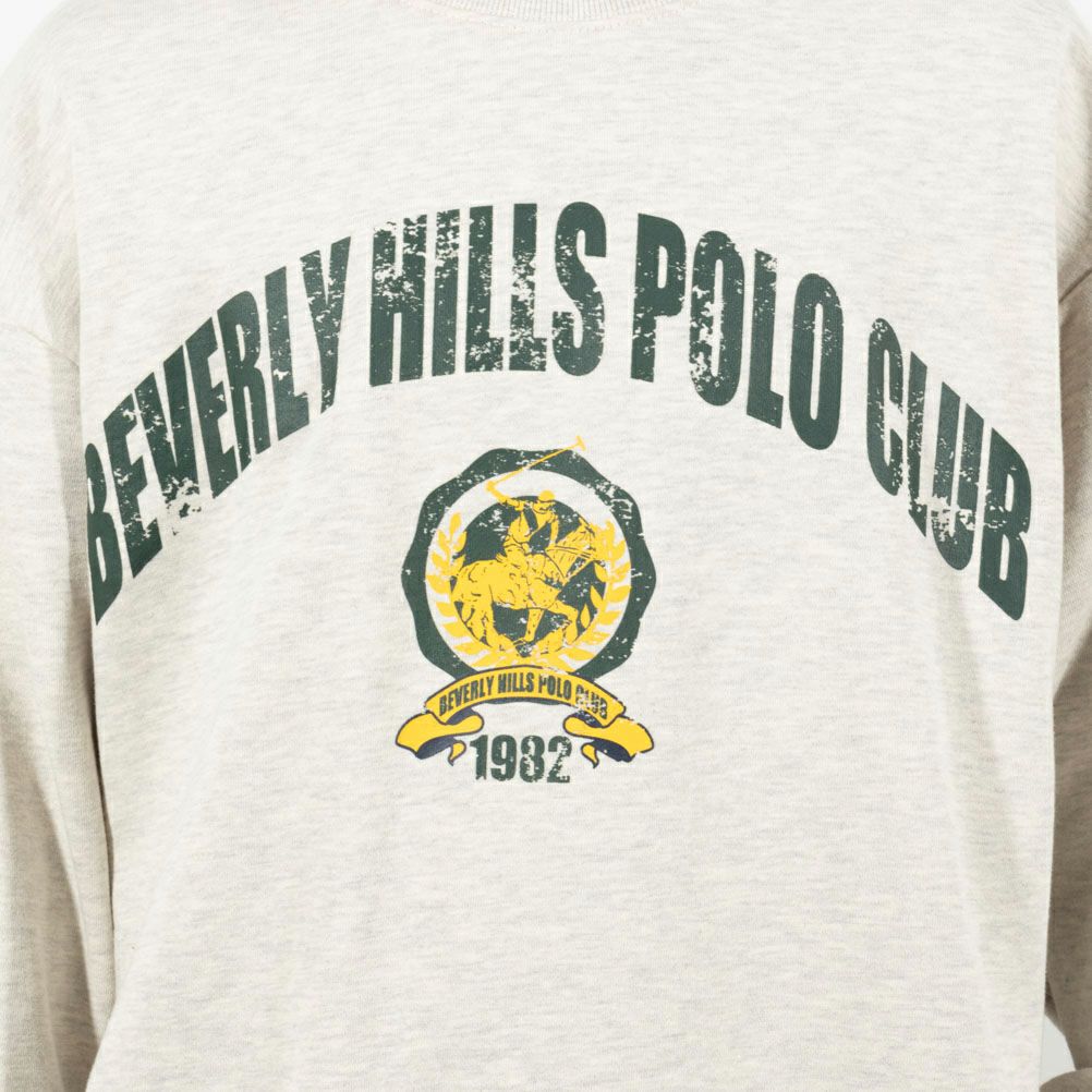 BEVERLY HILLS POLO CLUB 裏毛ビッグトレーナー メンズ