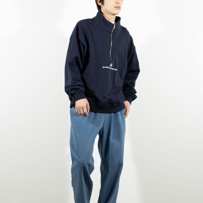 【オンラインストア限定】BEVERLY HILLS POLO CLUB ビッグハーフジップトレーナー メンズ商品画像-6