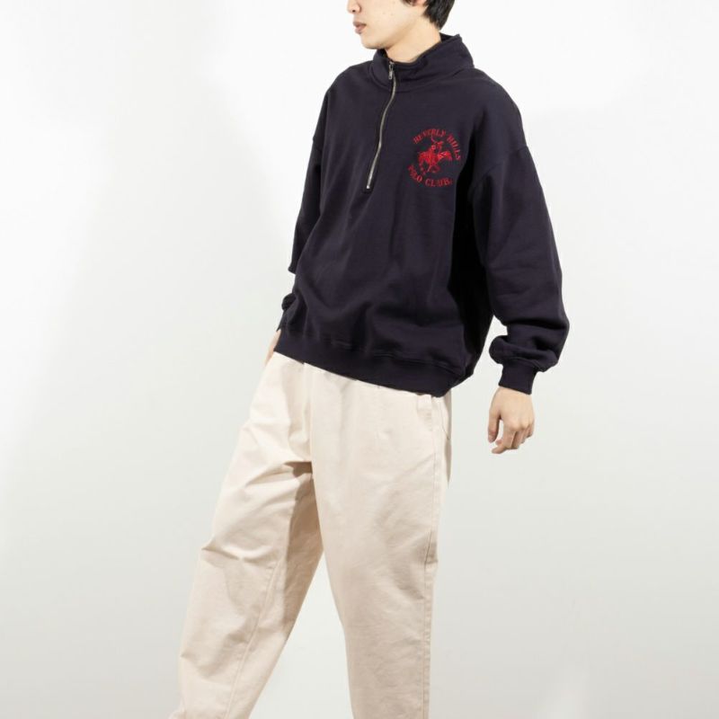 【オンラインストア限定】BEVERLY HILLS POLO CLUB ビッグハーフジップトレーナー メンズ商品画像-11