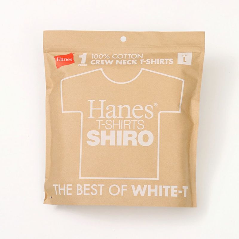 [期間限定価格]Hanes SHIRO クルーネックTシャツ メンズ メール便 対応商品商品画像-1