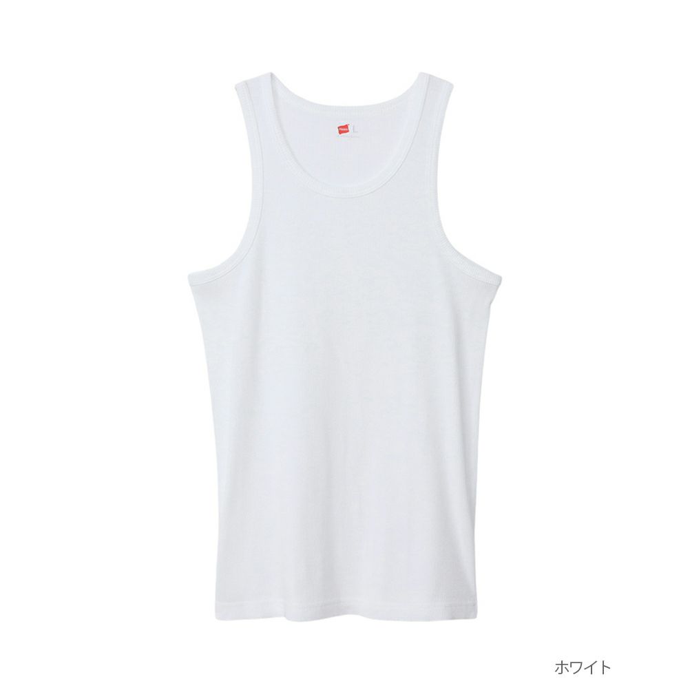 Hanes  リブタンクトップ メンズ メール便 対応商品商品サムネイル-1