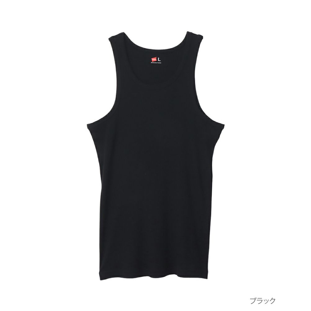 Hanes  リブタンクトップ メンズ メール便 対応商品商品サムネイル-2