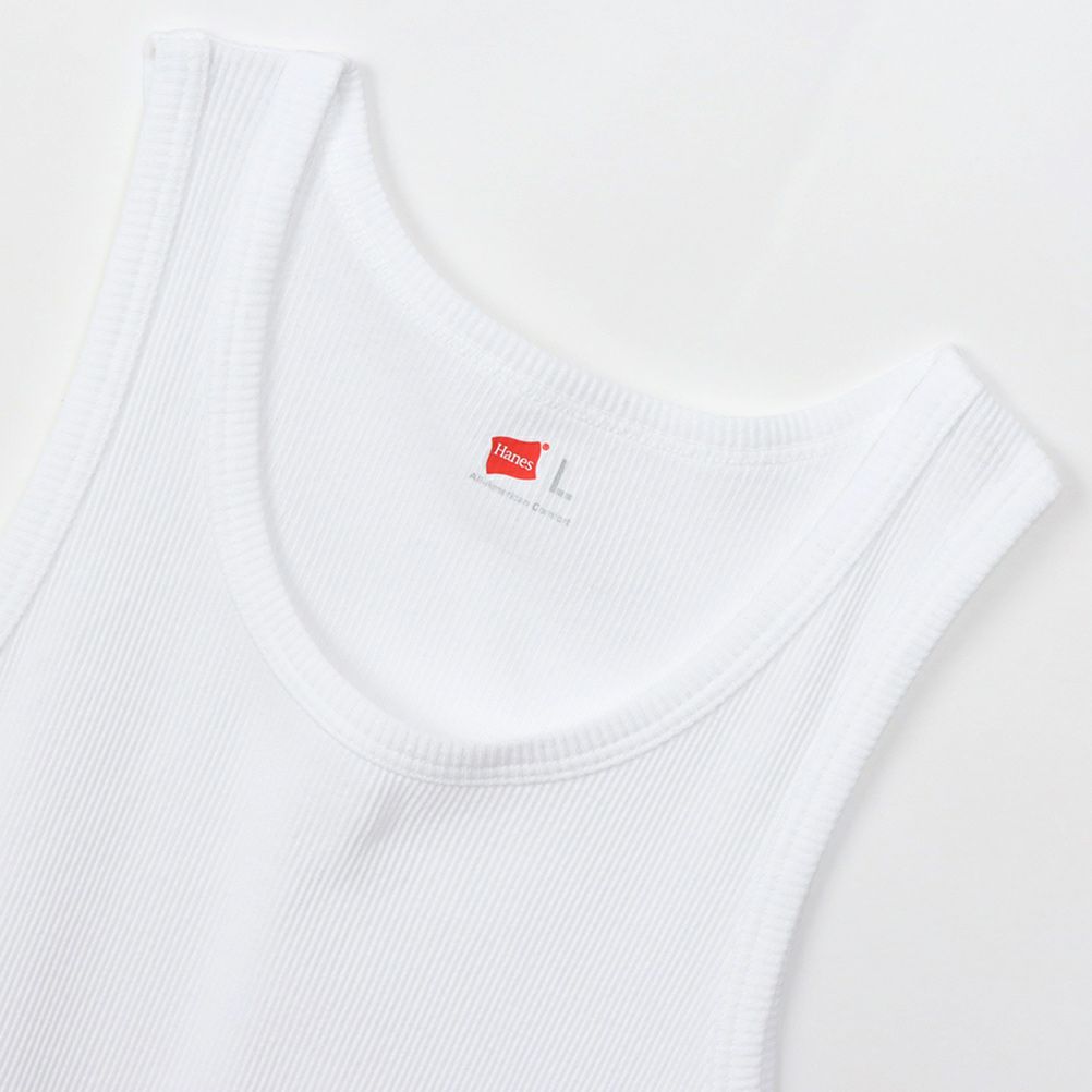 Hanes  リブタンクトップ メンズ メール便 対応商品商品サムネイル-4