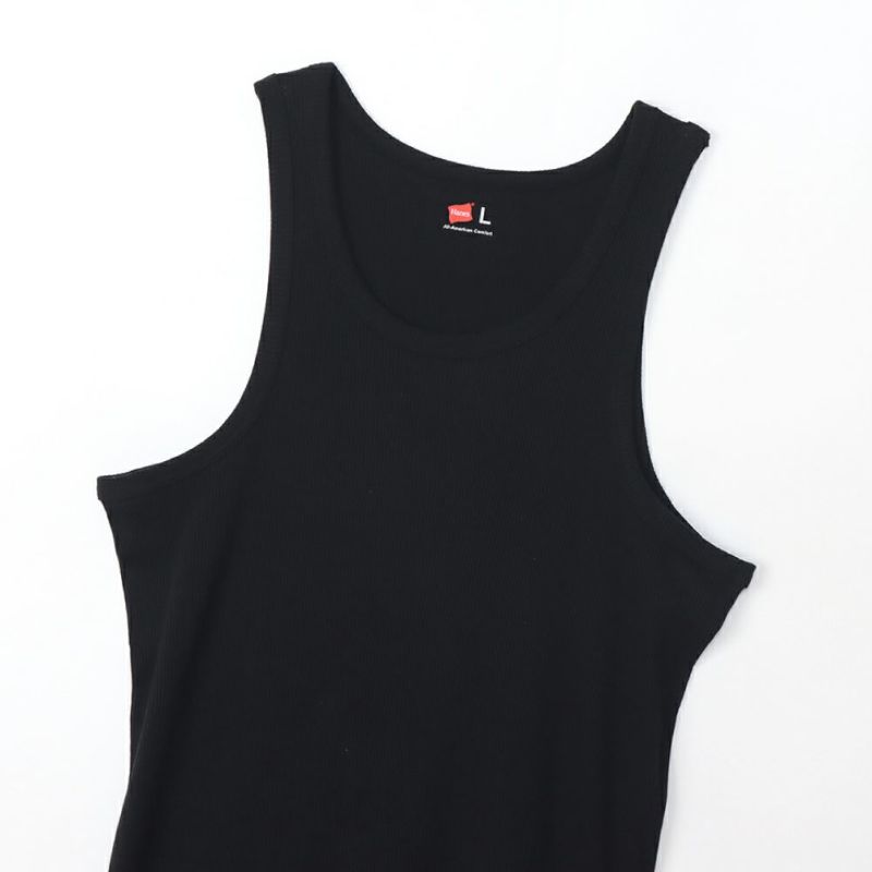 Hanes リブタンクトップ メンズ メール便 対応商品商品画像-6
