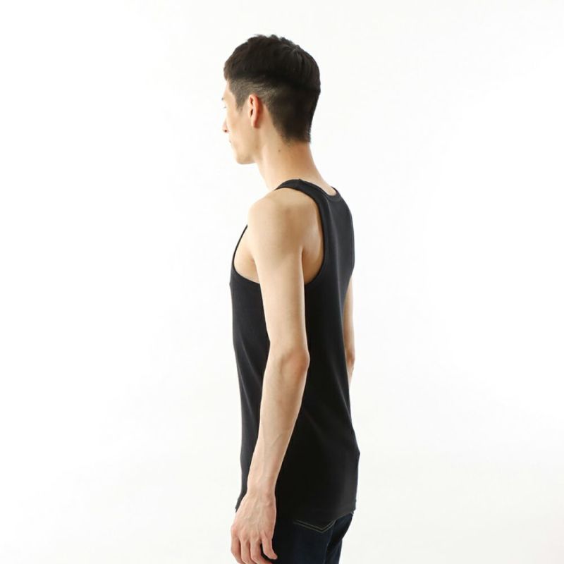 Hanes リブタンクトップ メンズ メール便 対応商品商品画像-9