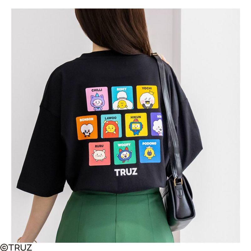 TRUZ トゥルーズ キャラクター半袖Tシャツ レディース ネコポス 対応商品商品画像-1
