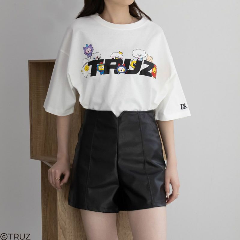 TRUZ トゥルーズ ロゴ半袖Tシャツ レディース