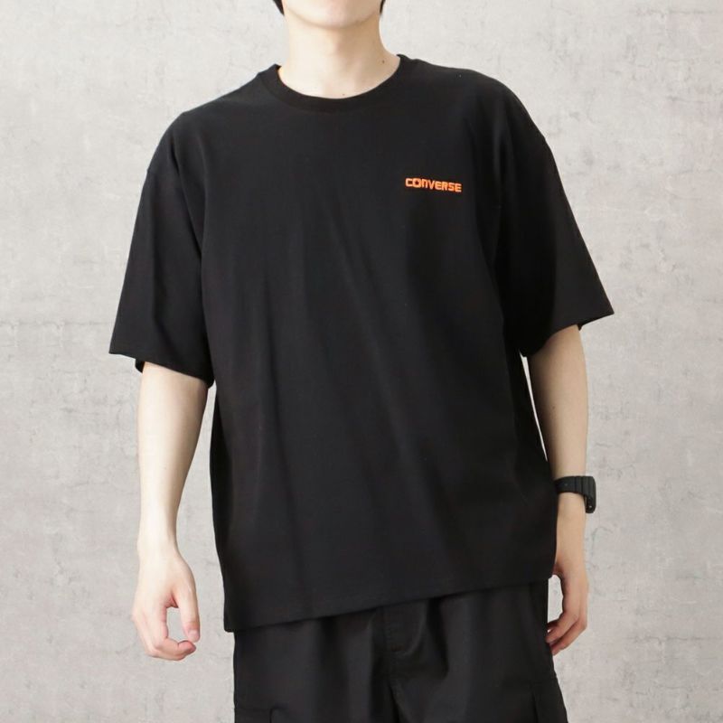 【GRAVER】FRESH APPLE 半袖T 2COLOR CONVERSE バックサガラ刺繍ショートスリーブTシャツ メンズ