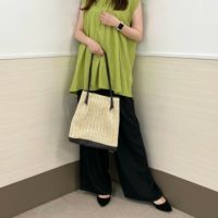 NAVY インドファブリック レーヨン総柄パンツ レディース