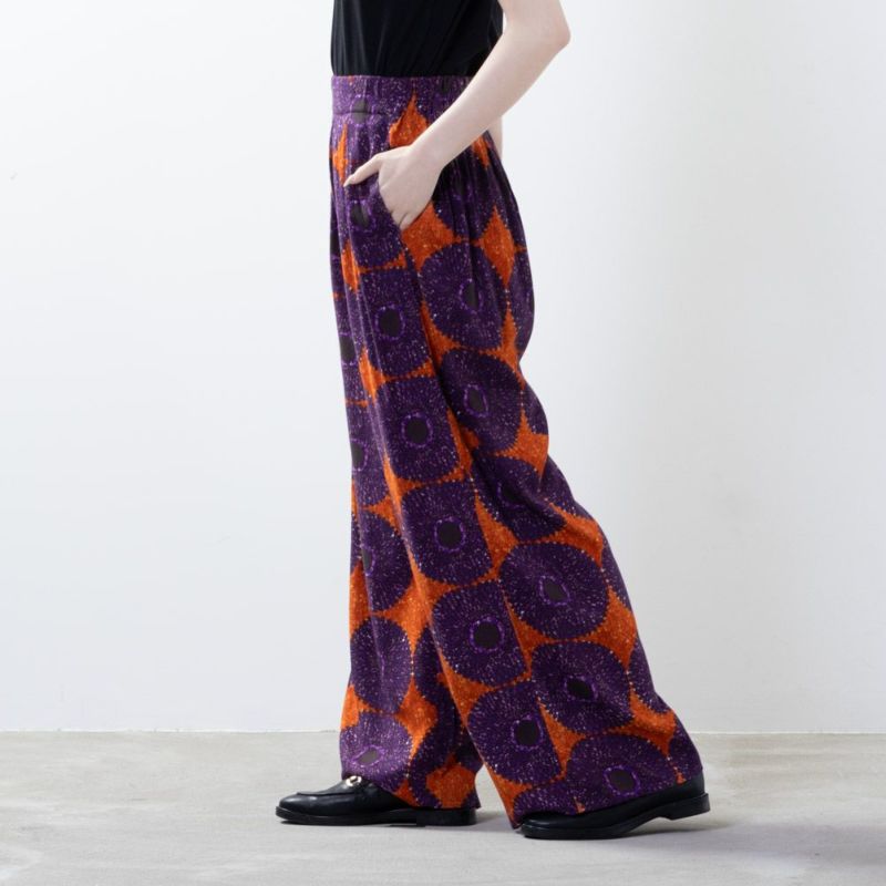 [期間限定価格]NAVY インドファブリック レーヨン総柄パンツ レディース商品画像-8