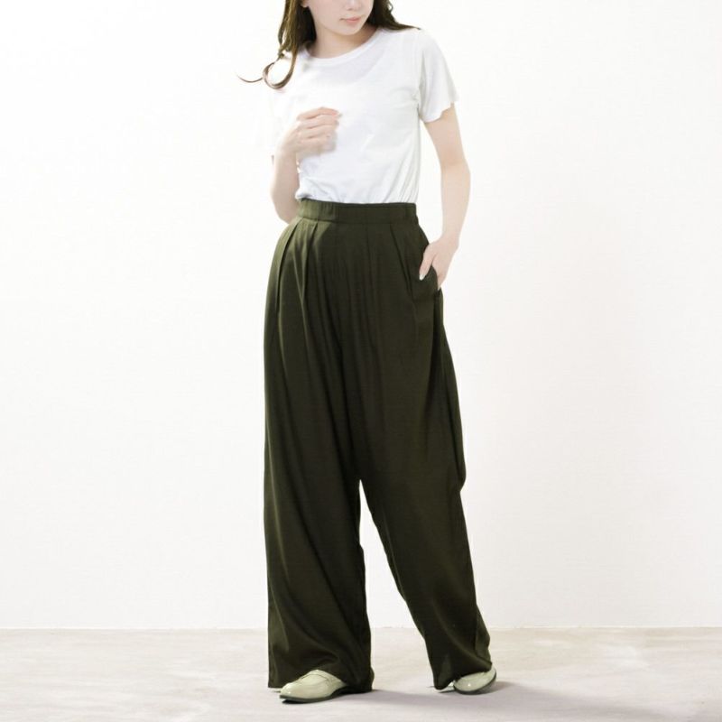 NAVY インドファブリック レーヨン総柄パンツ レディース商品画像-11