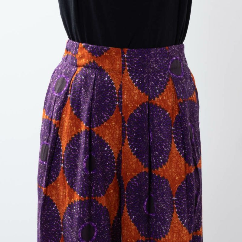 NAVY インドファブリック レーヨン総柄パンツ レディース商品画像-15