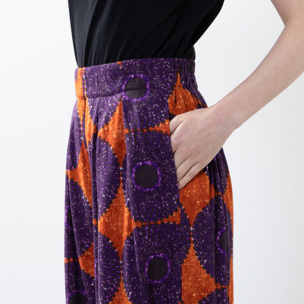 [期間限定価格]NAVY インドファブリック レーヨン総柄パンツ レディース商品画像-16