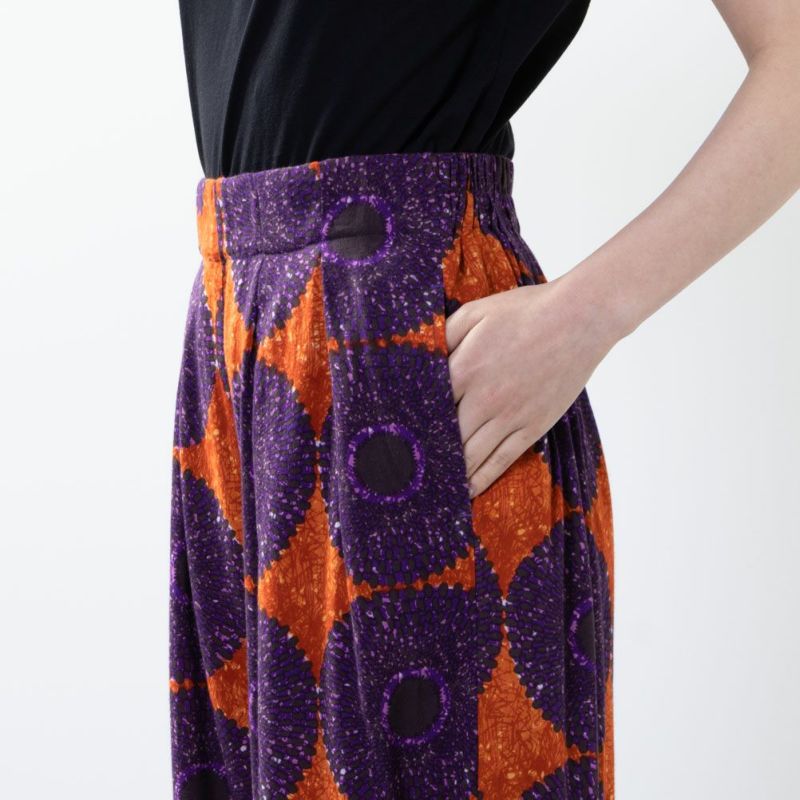 [期間限定価格]NAVY インドファブリック レーヨン総柄パンツ レディース商品画像-16