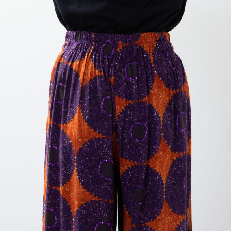 [期間限定価格]NAVY インドファブリック レーヨン総柄パンツ レディース商品画像-17