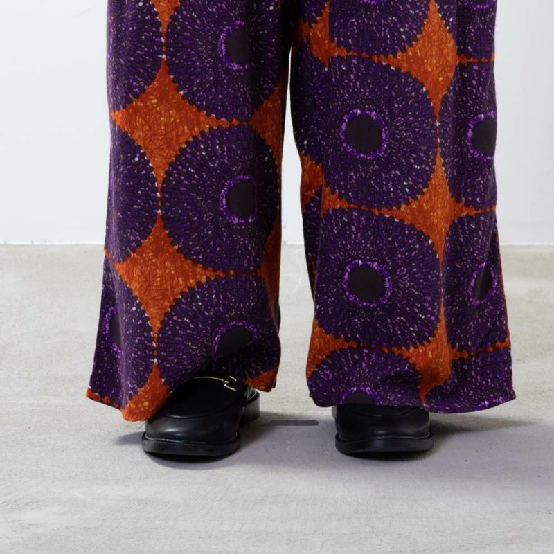 NAVY インドファブリック レーヨン総柄パンツ レディース商品画像-18