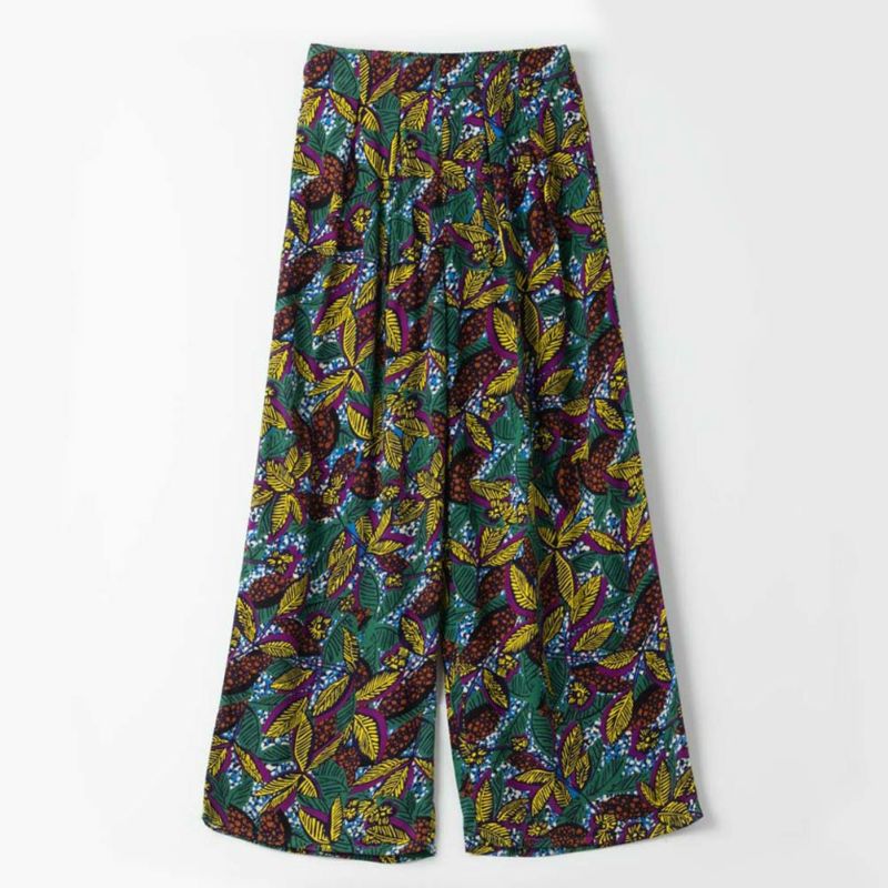 NAVY インドファブリック レーヨン総柄パンツ レディース商品画像-22