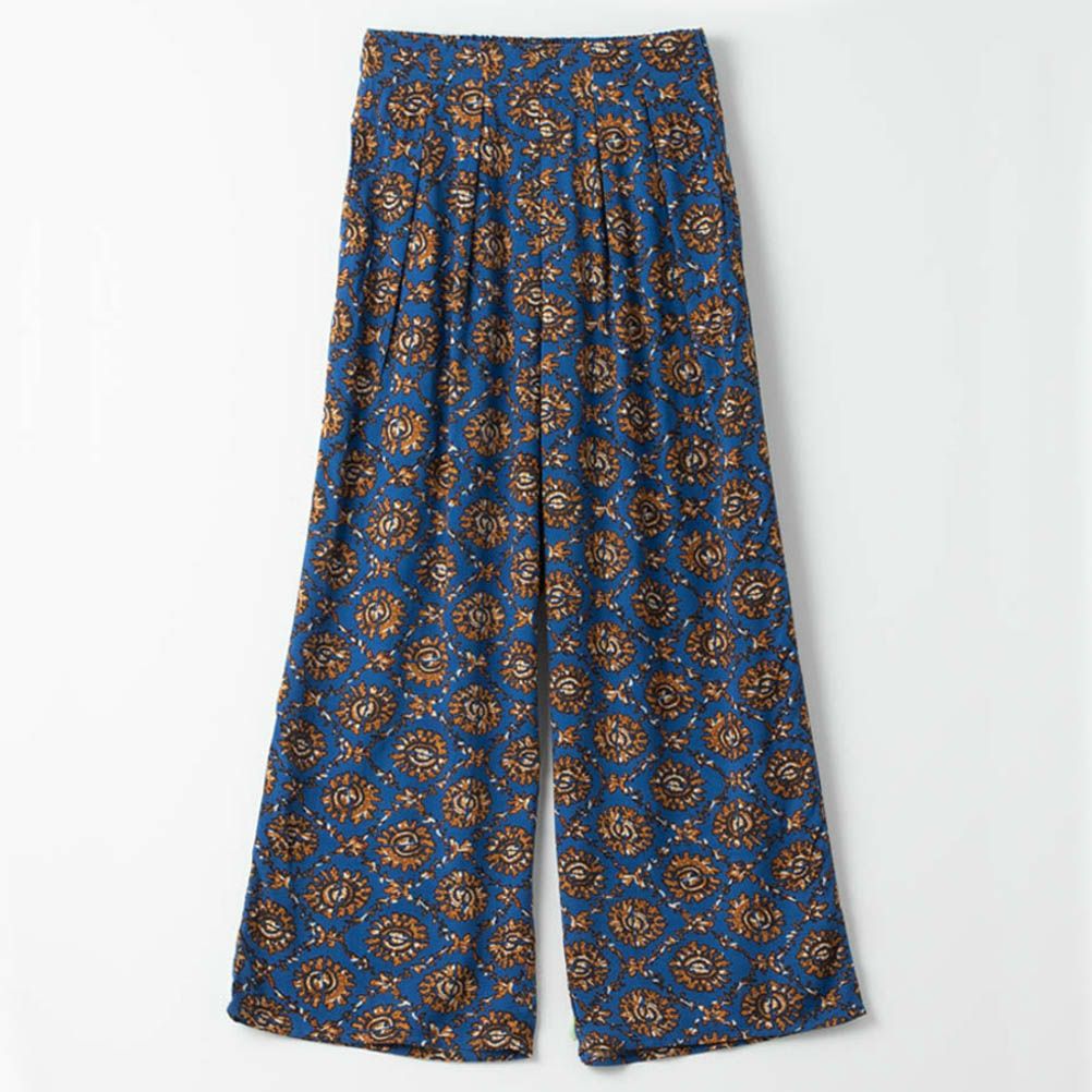 [期間限定価格]NAVY インドファブリック レーヨン総柄パンツ レディース商品画像-23