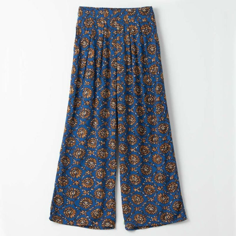 [期間限定価格]NAVY インドファブリック レーヨン総柄パンツ レディース商品画像-23