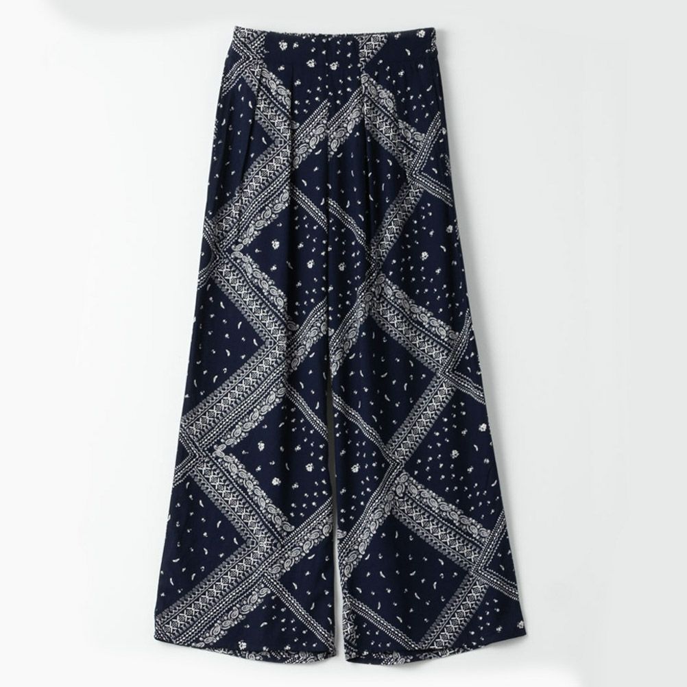 [期間限定価格]NAVY インドファブリック レーヨン総柄パンツ レディース商品画像-24