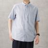 NAVY SOLOTEX(R)使用 リネンブレンド半袖シャツ メンズ
