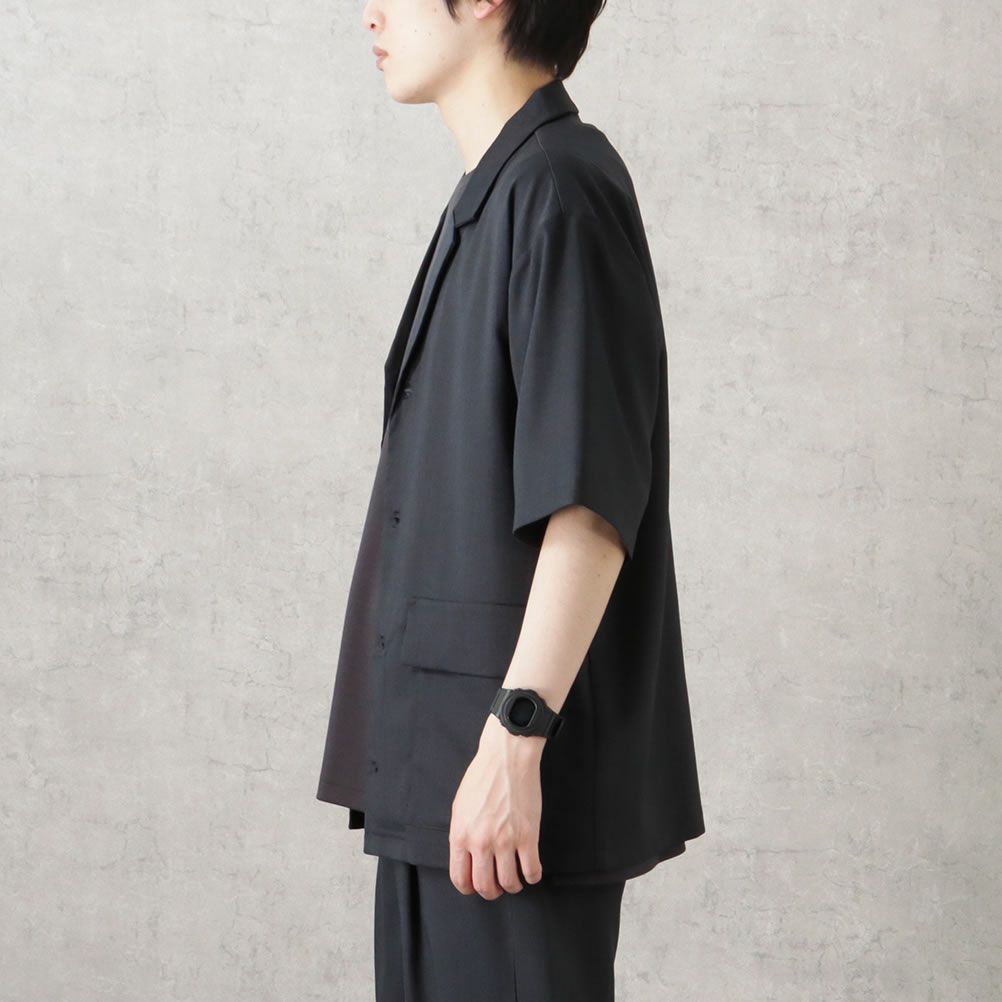 URBAN COLLECTION リネンライクポリエステル 半袖シャツ メンズ商品サムネイル-8