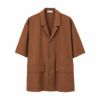 URBAN COLLECTION リネンライクポリエステル 半袖シャツ メンズ商品サムネイル-18