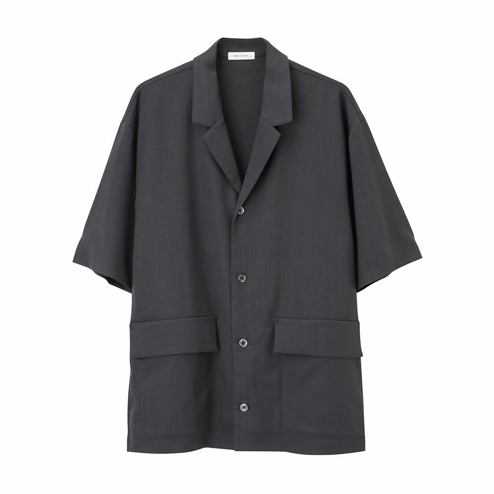 URBAN COLLECTION リネンライクポリエステル 半袖シャツ メンズ商品サムネイル-19