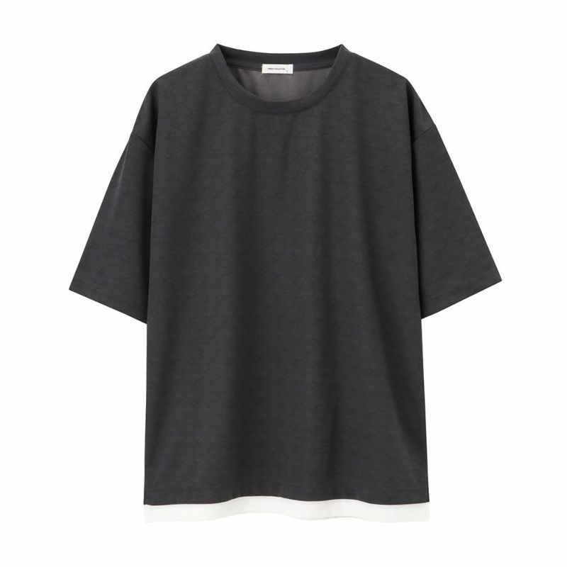 URBAN COLLECTION 梨地フェイクレイヤードTシャツ メンズ