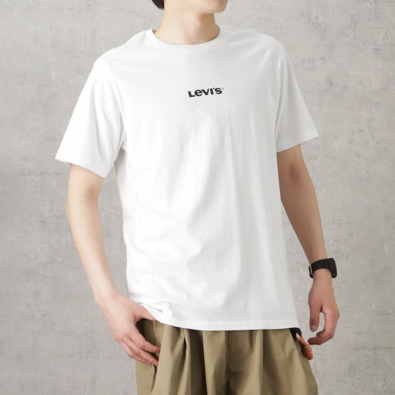 Levi's グラフィック クルーネックTシャツ BW PATTER メンズ ネコポス 対応商品商品画像-2