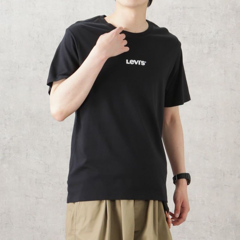 Levi's グラフィック クルーネックTシャツ BW PATTER メンズ