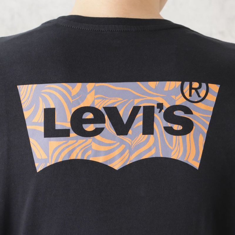 Levi's グラフィック クルーネックTシャツ BW PATTER メンズ