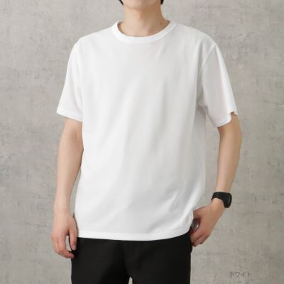 NAVY  ジョーゼットショートスリーブTシャツ メンズ ネコポス 対応商品
