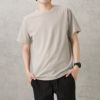 NAVY ジョーゼットショートスリーブTシャツ メンズ ネコポス 対応商品