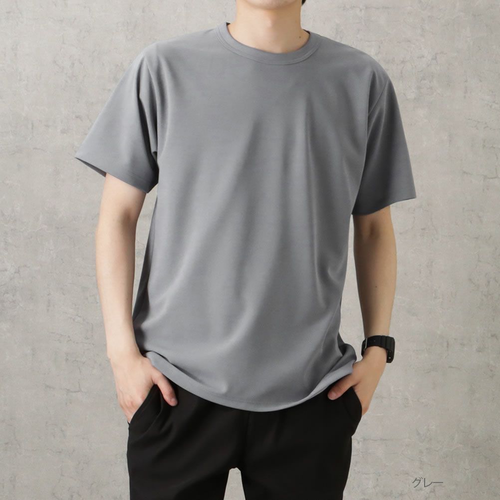 NAVY ジョーゼットショートスリーブTシャツ メンズ メール便 対応商品商品サムネイル-5