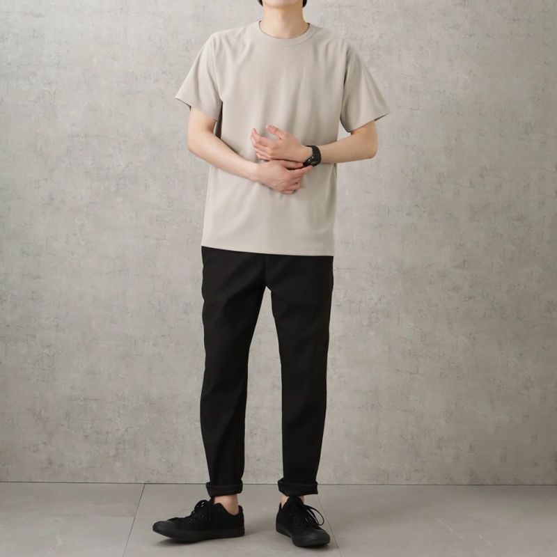 NAVY ジョーゼットショートスリーブTシャツ メンズ メール便 対応商品商品画像-9