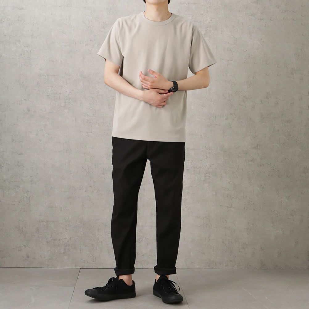 NAVY ジョーゼットショートスリーブTシャツ メンズ ネコポス 対応商品