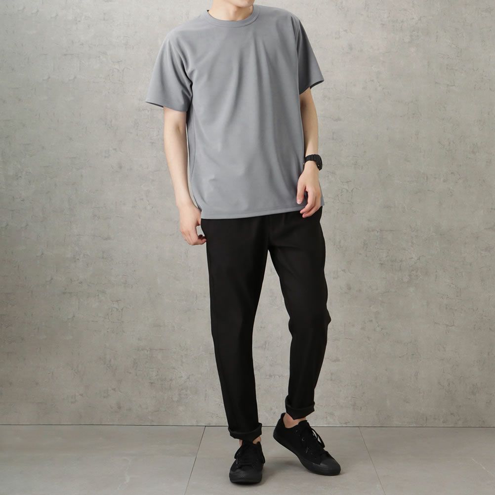 NAVY ジョーゼットショートスリーブTシャツ メンズ ネコポス 対応商品