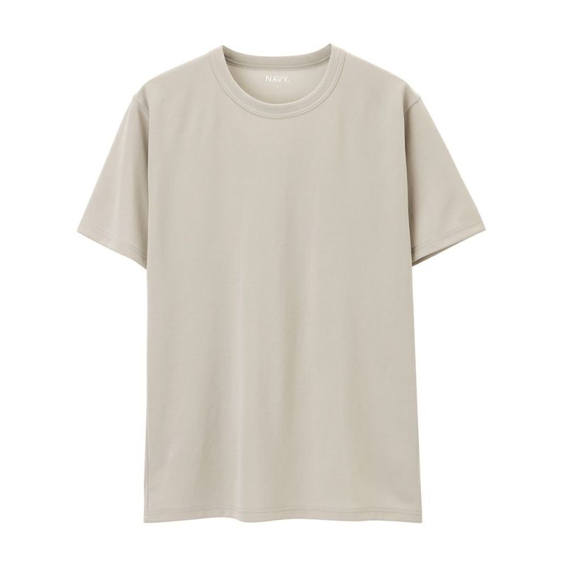 NAVY ジョーゼットショートスリーブTシャツ メンズ