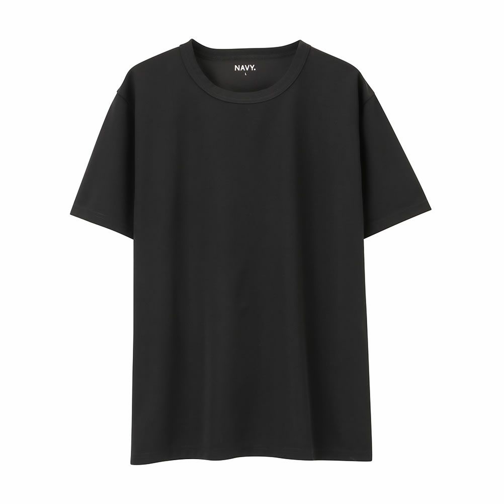 NAVY ジョーゼットショートスリーブTシャツ メンズ ネコポス 対応商品
