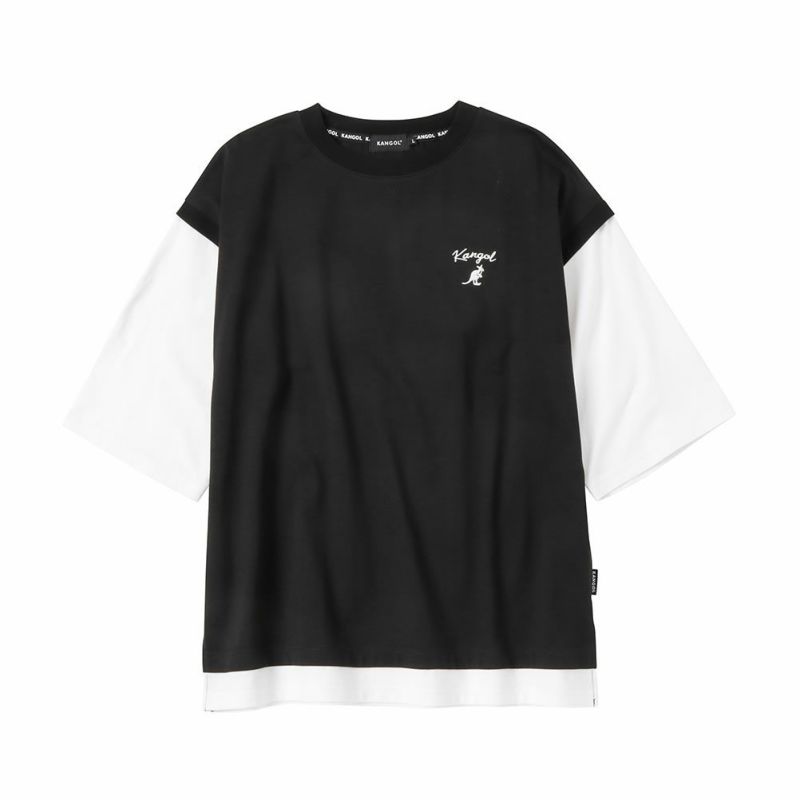 KANGOL フェイクレイヤードベストTシャツ メンズ