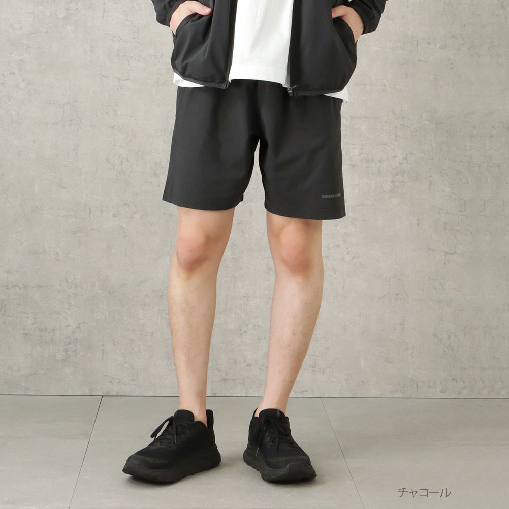 CEDAR CREST サーパスエアー 脇切替ランニングショートパンツ メンズ商品サムネイル-2