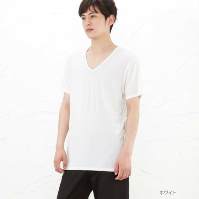 SARARI COOL VネックTシャツ メンズ