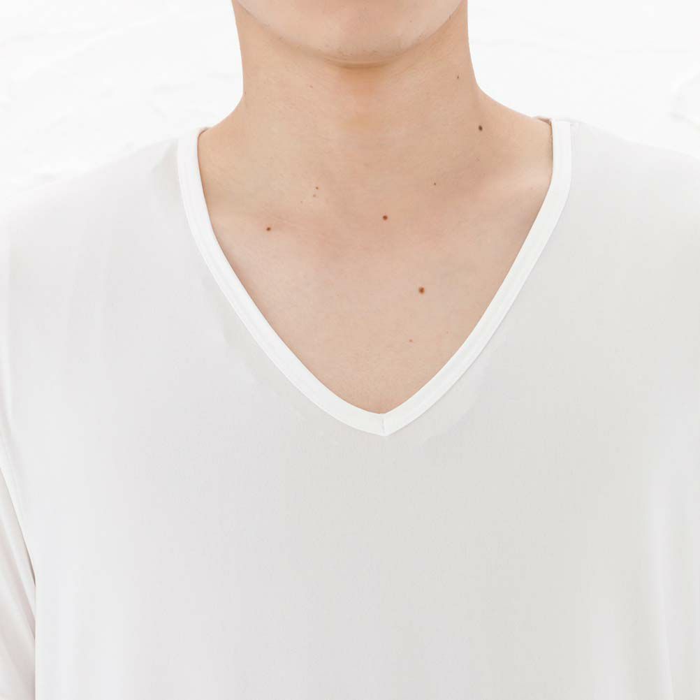 SARARI COOL VネックTシャツ メンズ メール便 対応商品商品サムネイル-7