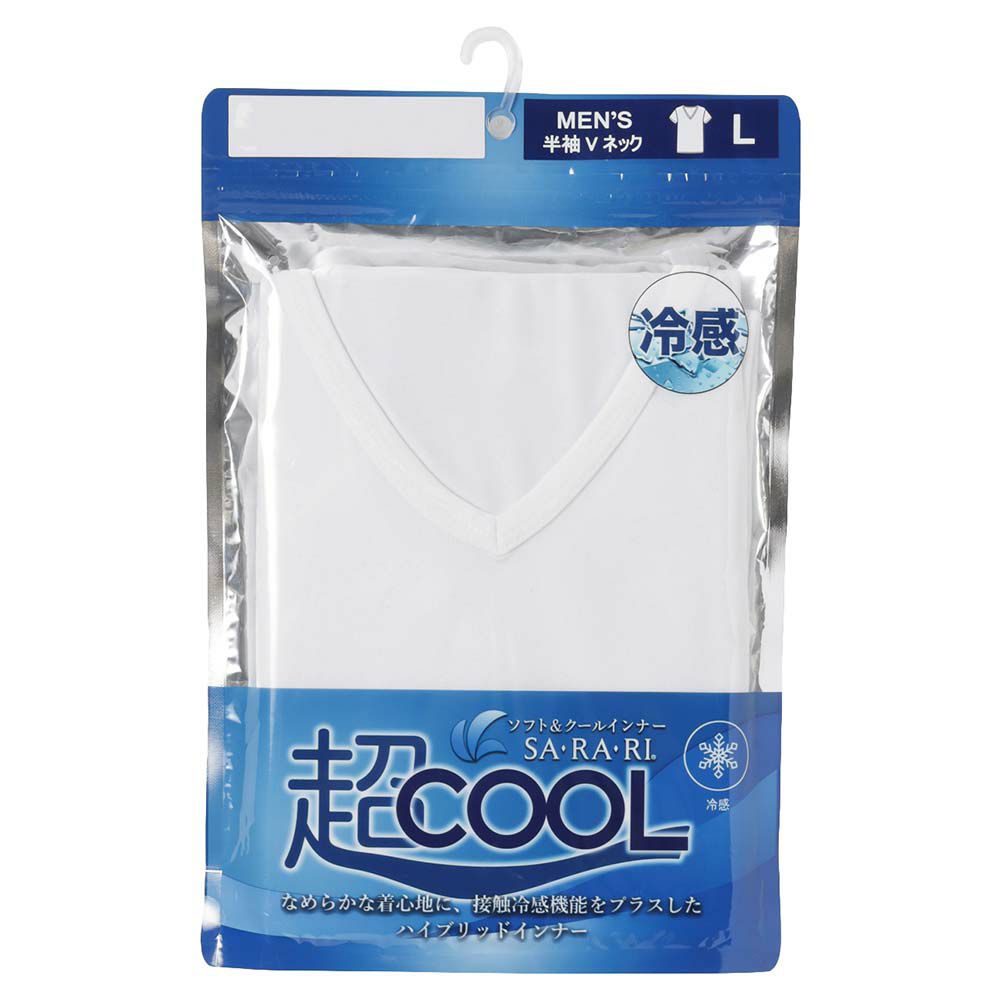 SARARI COOL VネックTシャツ メンズ ネコポス 対応商品