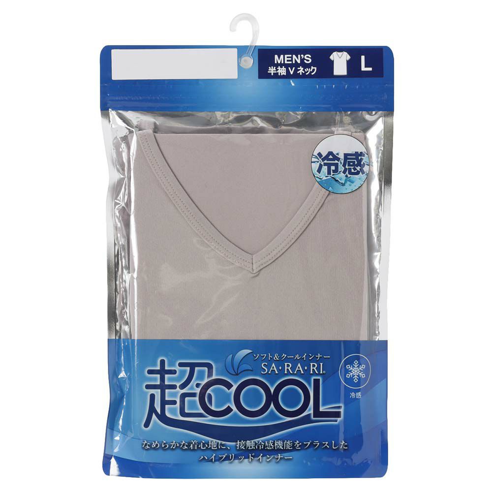 SARARI COOL VネックTシャツ メンズ ネコポス 対応商品