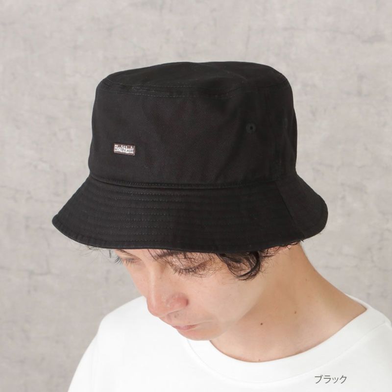Healthknit  ロゴツイルバケットハット メンズ商品画像-1
