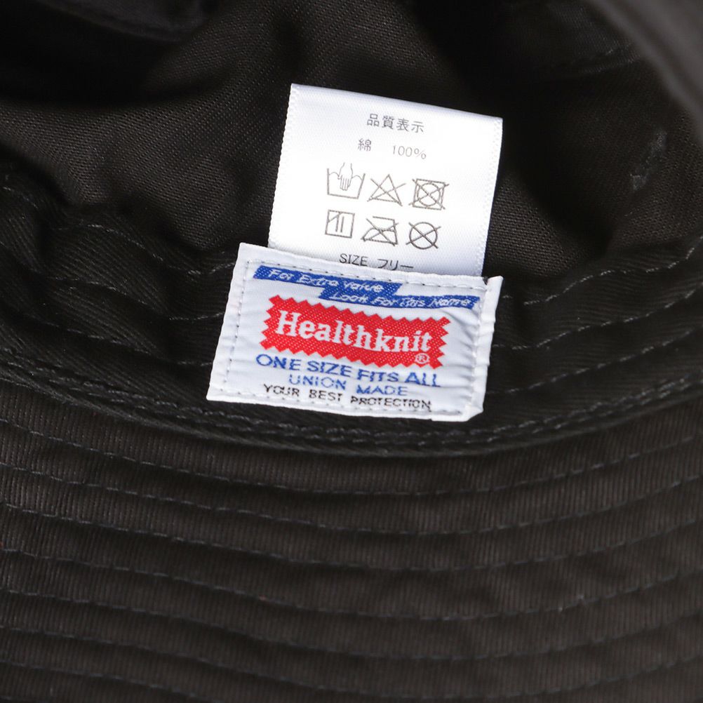 Healthknit ロゴツイルバケットハット メンズ
