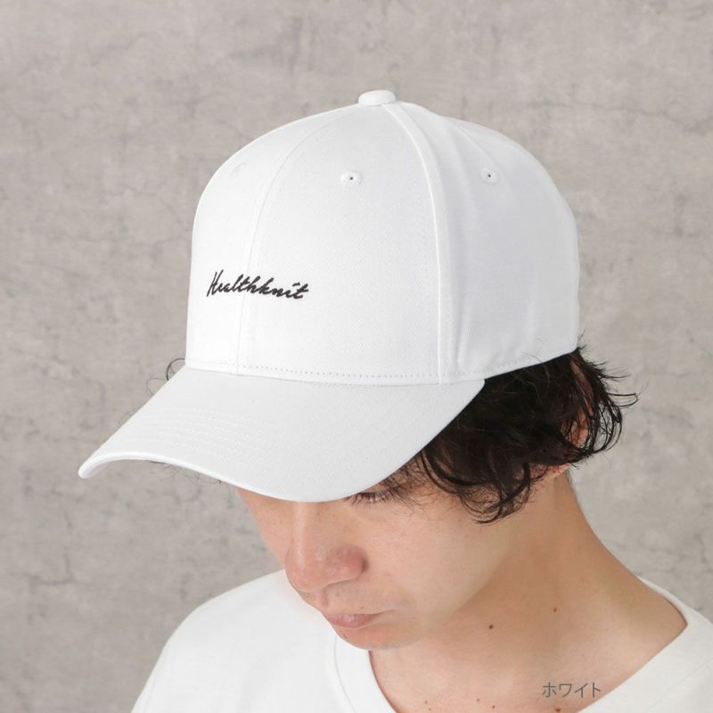 Healthknit  ロゴ刺繍キャップ メンズ商品画像-2